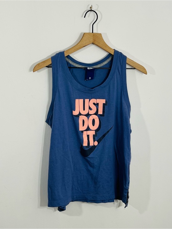 Nike Tops - Nike Just Do It Pullover Sleeveless Graphic Tank Top Athletic Summer Workout Gym
